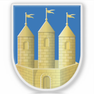 Pegatina Escudo de Tilburg (Países Bajos)