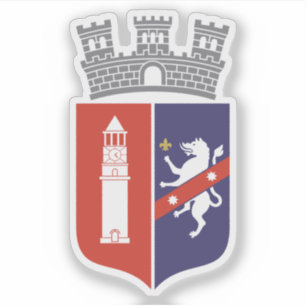 Pegatina Escudo de Tirana (Albania)