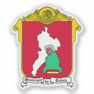 Pegatina Escudo de Toluca de Lerdo, México