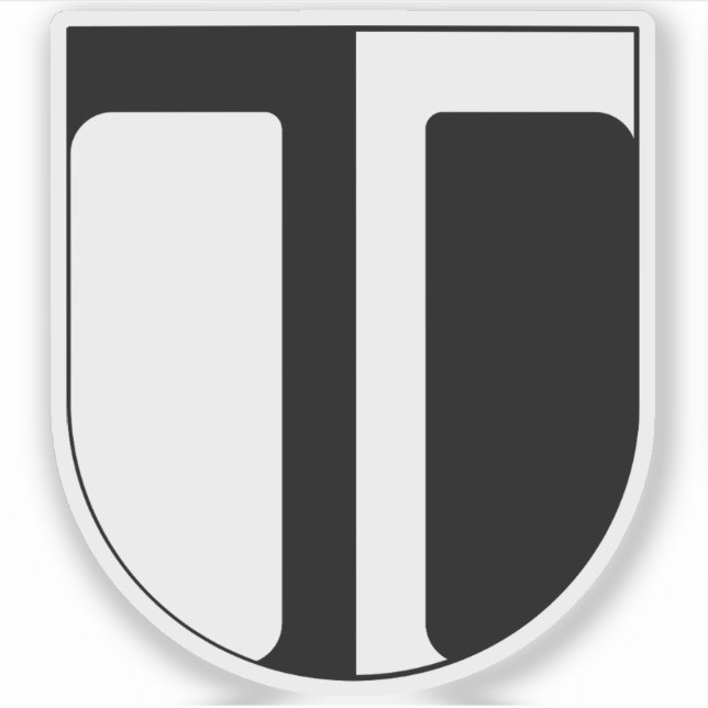 Pegatina Escudo de Traun (Austria) (Anverso)