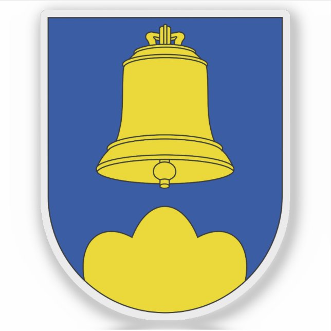 Pegatina Escudo de Triesenberg, Liechtenstein (Anverso)