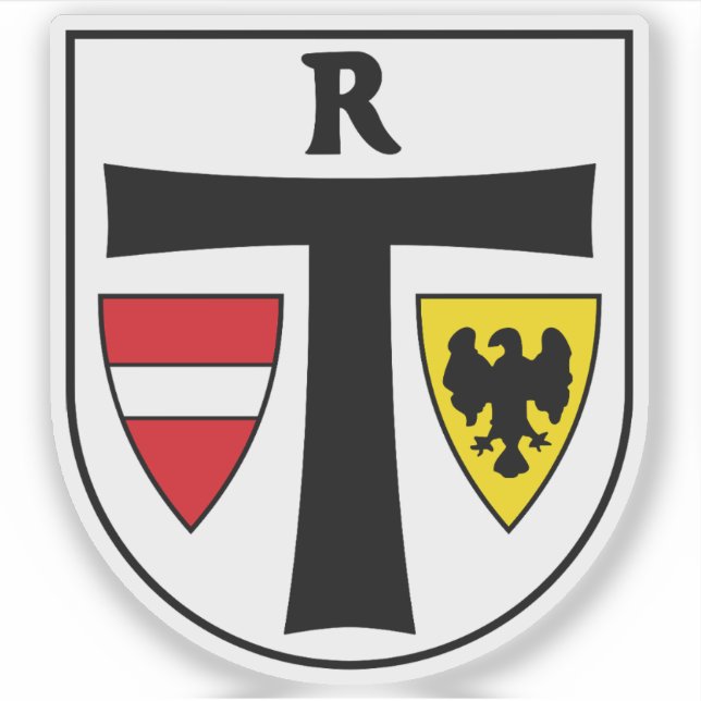 Pegatina Escudo de Tulln an der Donau, Austria (Anverso)