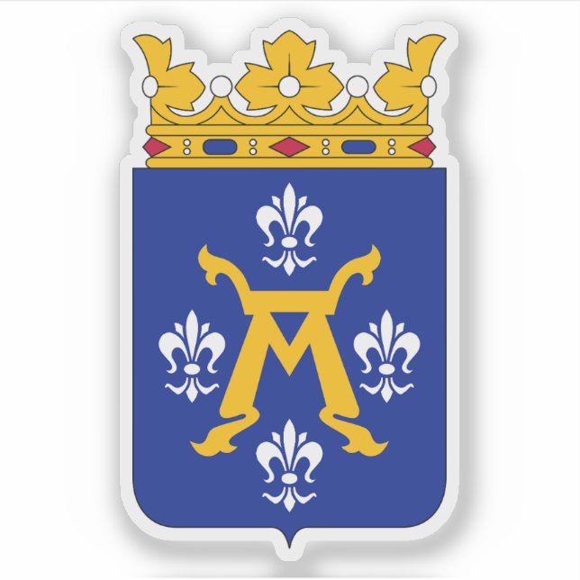 Pegatina Escudo de Turku (Finlandia) (Anverso)