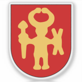 Pegatina Escudo de Upplands-Bro, Suecia