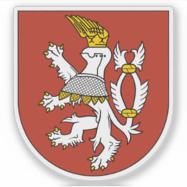 Pegatina Escudo de Ústí nad Labem, República Checa