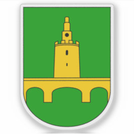 Pegatina Escudo de Valpovo (Croacia)