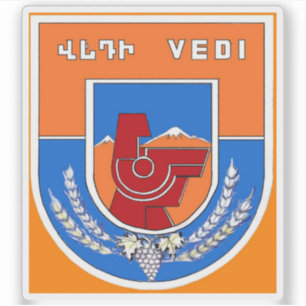 Pegatina Escudo de Vedi, República de Armenia