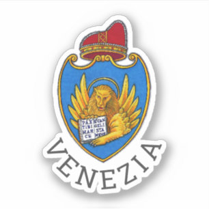 Pegatina Escudo de Venecia, Italia