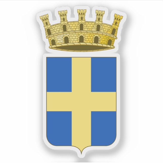 Pegatina Escudo de Verona (Italia) (Anverso)