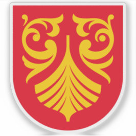 Pegatina Escudo de Vestfold og Telemark, Noruega