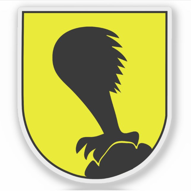 Pegatina Escudo de Villach, Austria (Anverso)