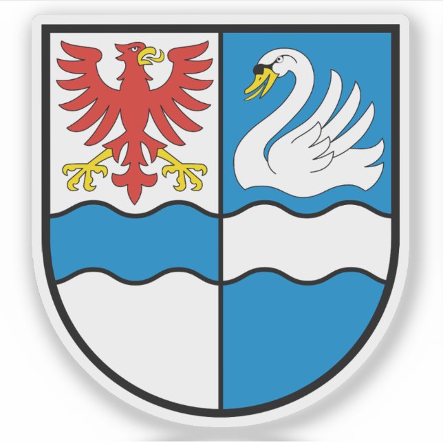 Pegatina Escudo de Villingen-Schwenningen, Alemania (Anverso)