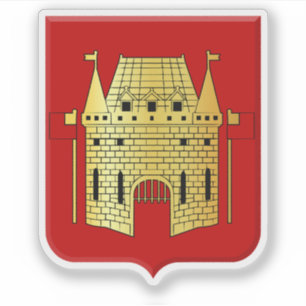 Pegatina Escudo de Vilvoorde (Bélgica)