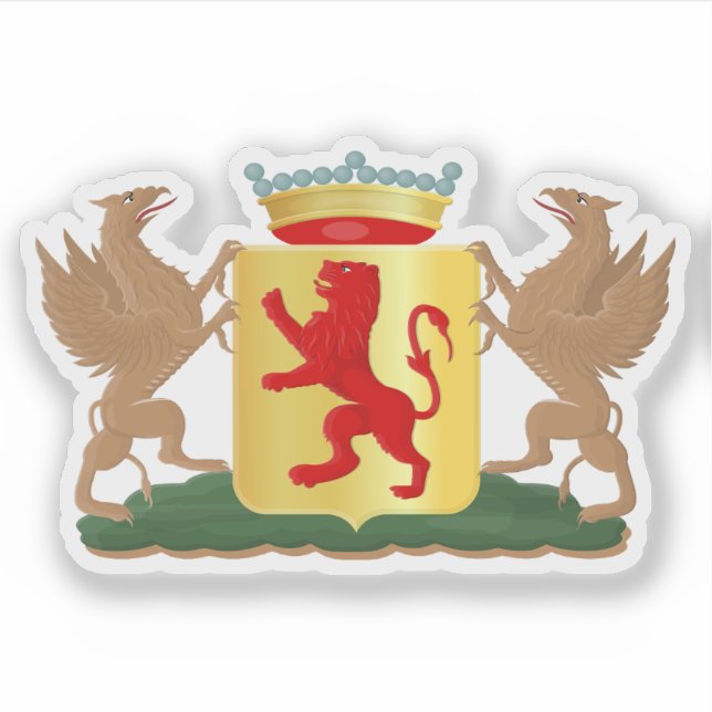 Pegatina Escudo de Vlaardingen, Países Bajos (Anverso)