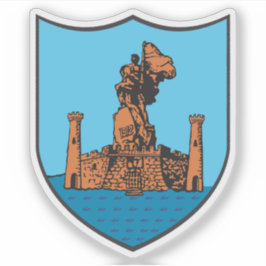 Pegatina Escudo de Vlorë (Albania)