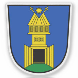 Pegatina Escudo de Zlín (República Checa)