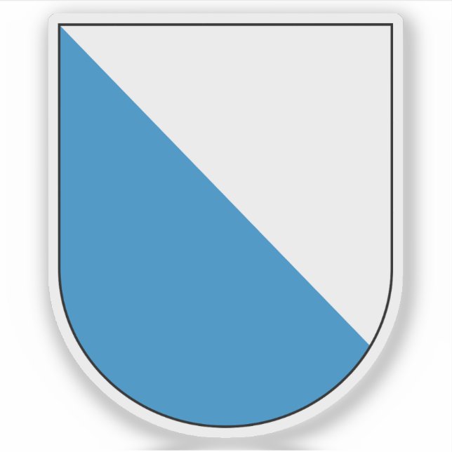 Pegatina Escudo de Zúrich (Zúrich), Suiza (Anverso)