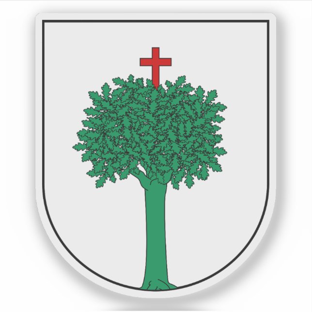 Pegatina Escudo del Brasil colonial (1500-1815) (Anverso)