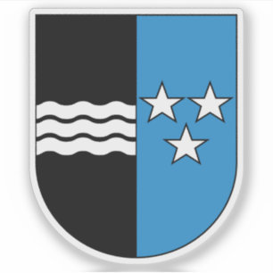 Pegatina Escudo del cantón de Aargau (Suiza)