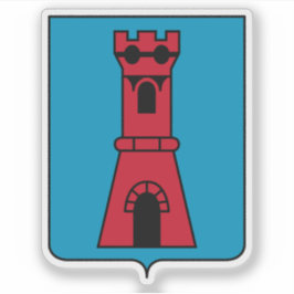 Pegatina Escudo del castello de Serravalle