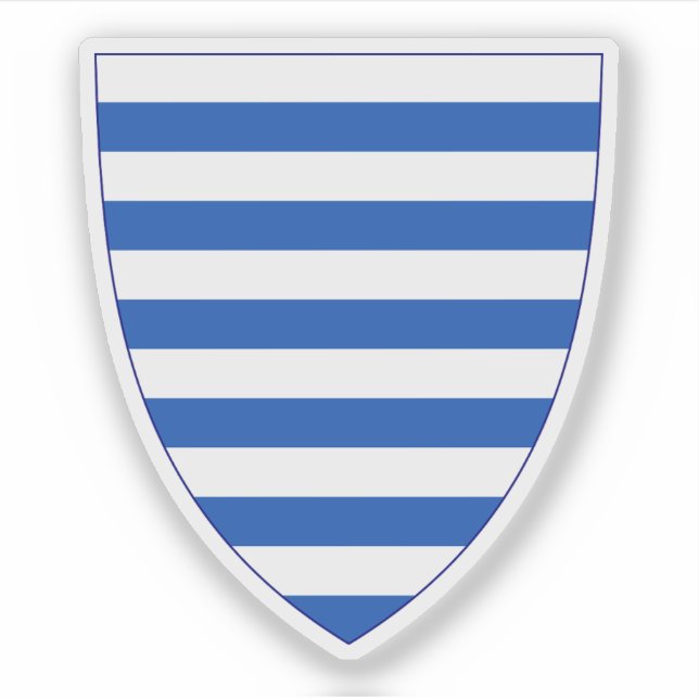 Pegatina Escudo del Commonwealth de Islandia (Anverso)