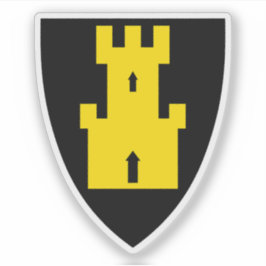 Pegatina Escudo del condado de Finnmark, Noruega