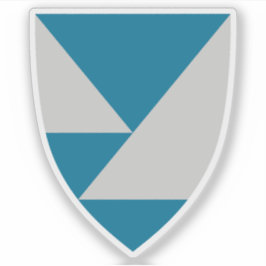 Pegatina Escudo del condado de Vestland, Noruega