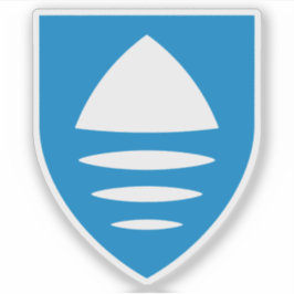 Pegatina Escudo del condado de Viken (Noruega)