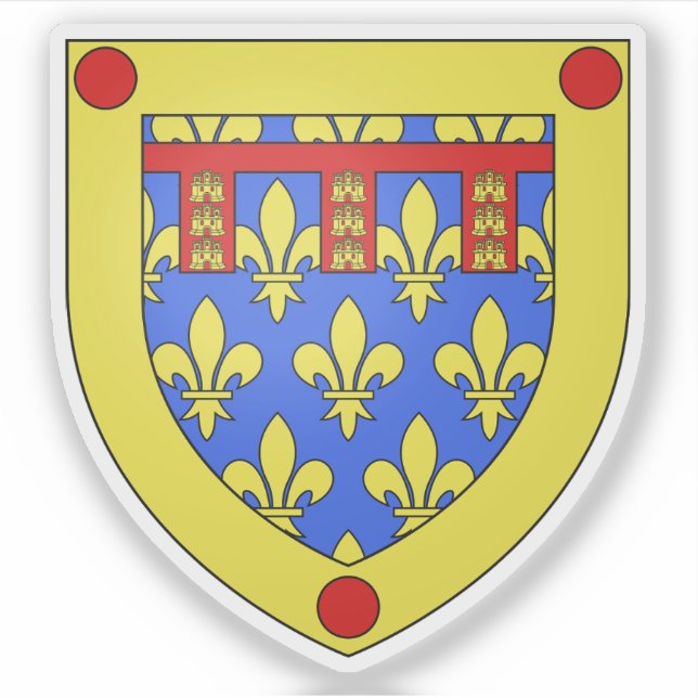 Pegatina Escudo del departamento de Pas de Calais (Anverso)