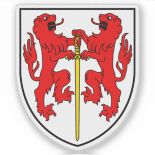 Pegatina Escudo del distrito de Conthey, Suiza
