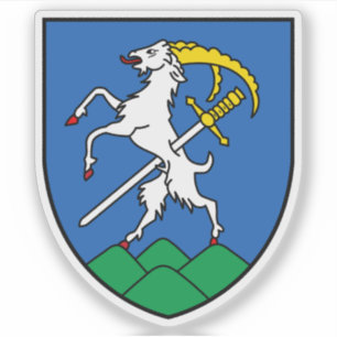 Pegatina Escudo del distrito de Entremont, Suiza