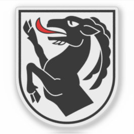 Pegatina Escudo del distrito de Interlaken, Suiza