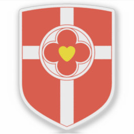 Pegatina Escudo del distrito de Kesklinn, Estonia