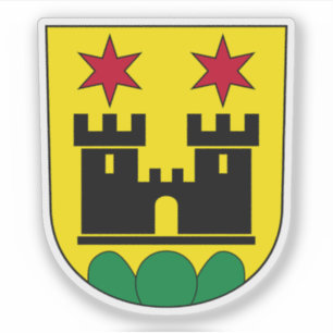 Pegatina Escudo del distrito de Meilen (Suiza)