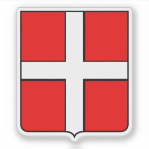 Pegatina Escudo del distrito de Mendrisio (Suiza)