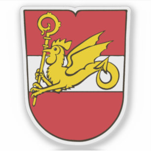 Pegatina Escudo del distrito de Porrentruy, Suiza