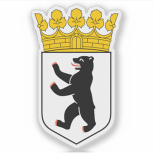 Pegatina Escudo del estado de Berlín, Alemania