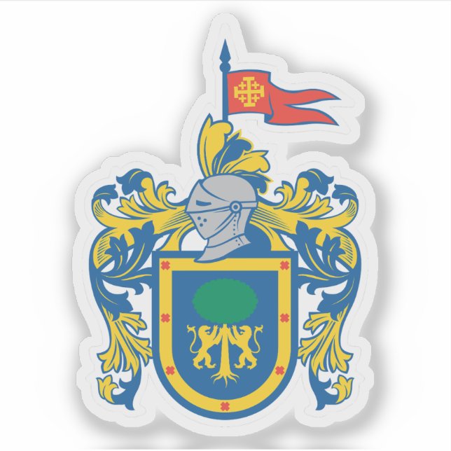 Pegatina Escudo del estado de Jalisco, México (Anverso)