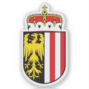 Pegatina Escudo del estado de la Alta Austria