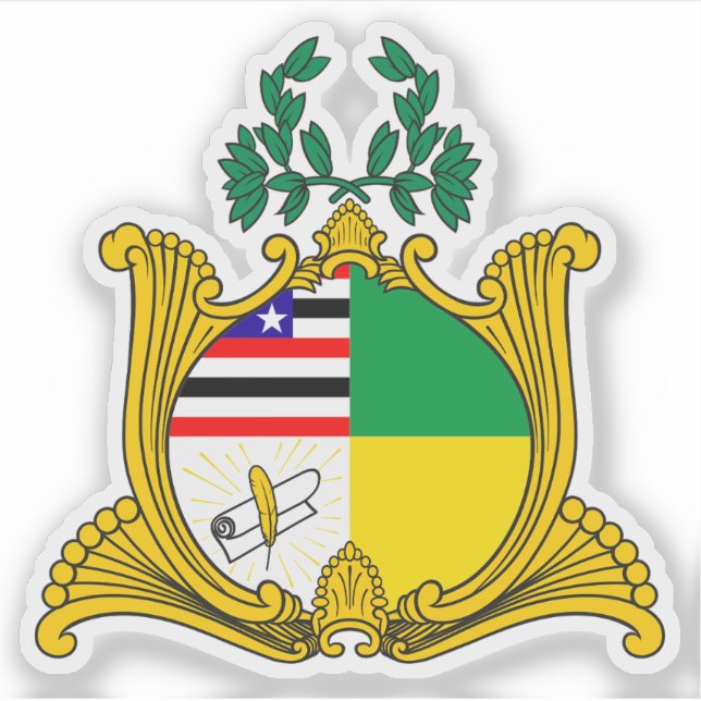 Pegatina Escudo del estado de Maranhão (Brasil) (Anverso)