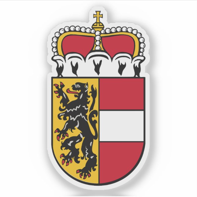 Pegatina Escudo del estado de Salzburgo (Austria) (Anverso)