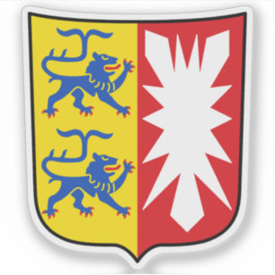Pegatina Escudo del estado de Schleswig-Holstein, Alemania