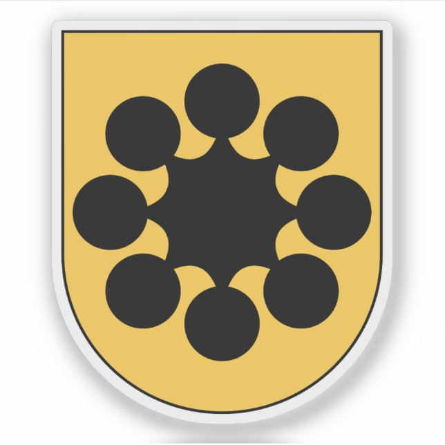 Pegatina Escudo del municipio de Hofors (Suecia) (Anverso)