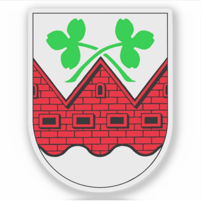 Pegatina Escudo del municipio de Hvidovre (Anverso)