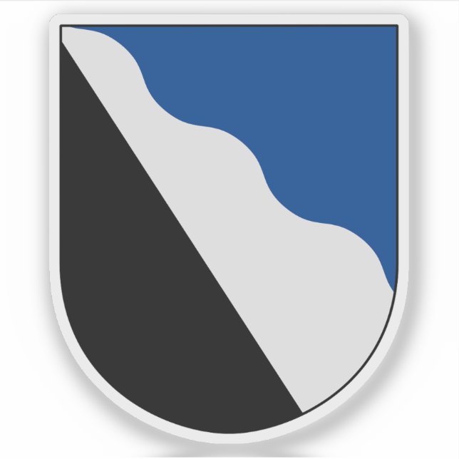 Pegatina Escudo del municipio de Klippan (Suecia) (Anverso)