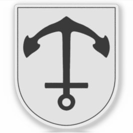 Pegatina Escudo del municipio de Norrtälje (Suecia)