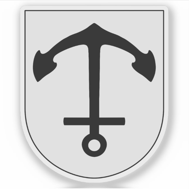 Pegatina Escudo del municipio de Norrtälje (Suecia) (Anverso)