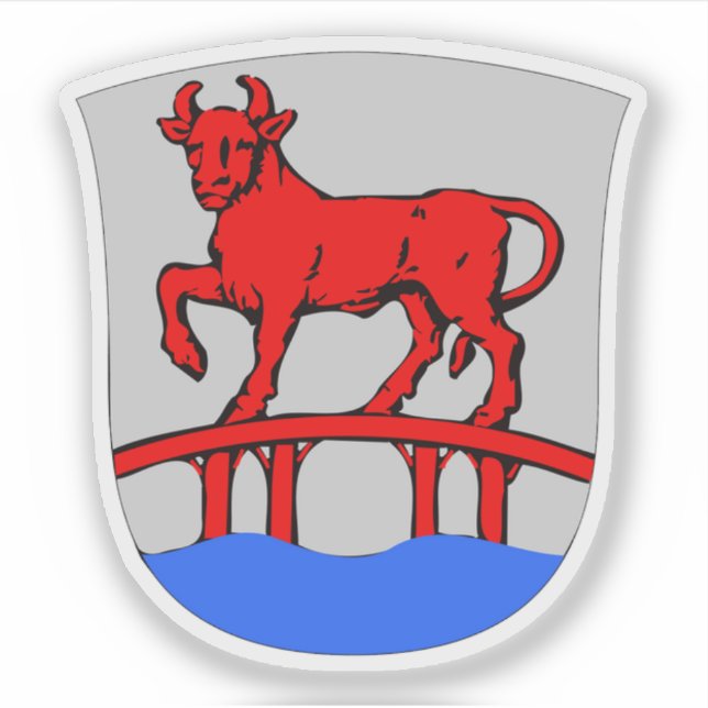 Pegatina Escudo del municipio de Rødovre (Anverso)