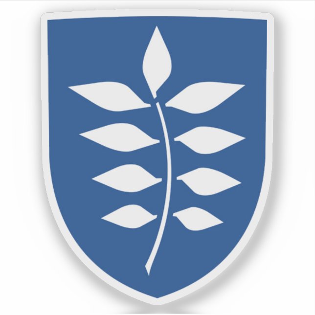 Pegatina Escudo del municipio de Rudersdal (Anverso)