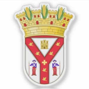 Pegatina Escudo del partido Rojas, Argentina